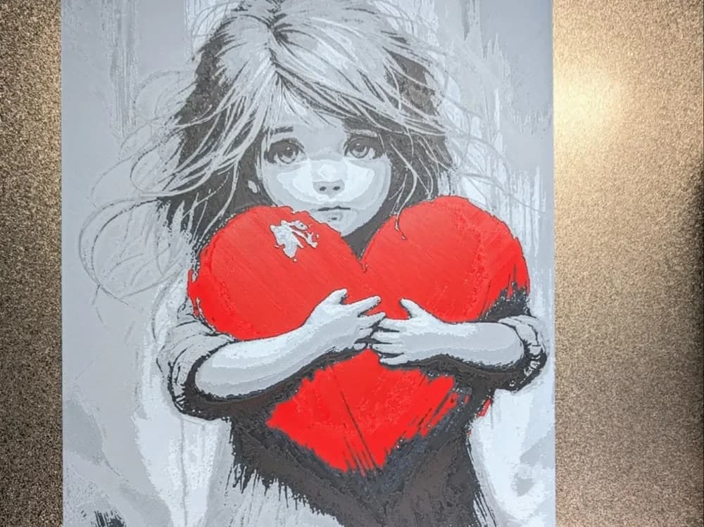 BANKSY ART hueforge by LuisArnauth HueForge model: BANKSY ART hueforge by LuisArnauth