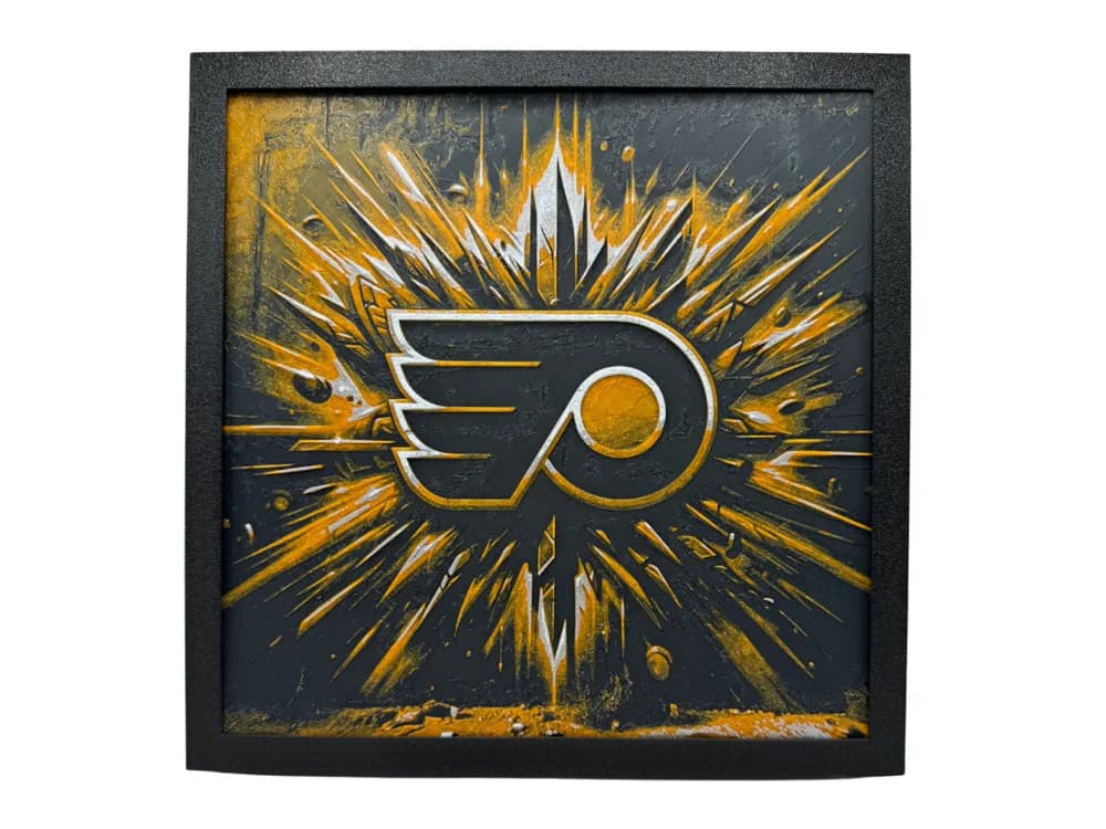 Philadelphia Flyers - NHL Hueforge by Canadian Gamer HueForge model: Philadelphia Flyers - NHL Hueforge by Canadian Gamer