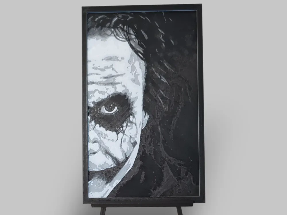 Joker Batman Hueforge by 3DNesy HueForge model: Joker Batman Hueforge by 3DNesy