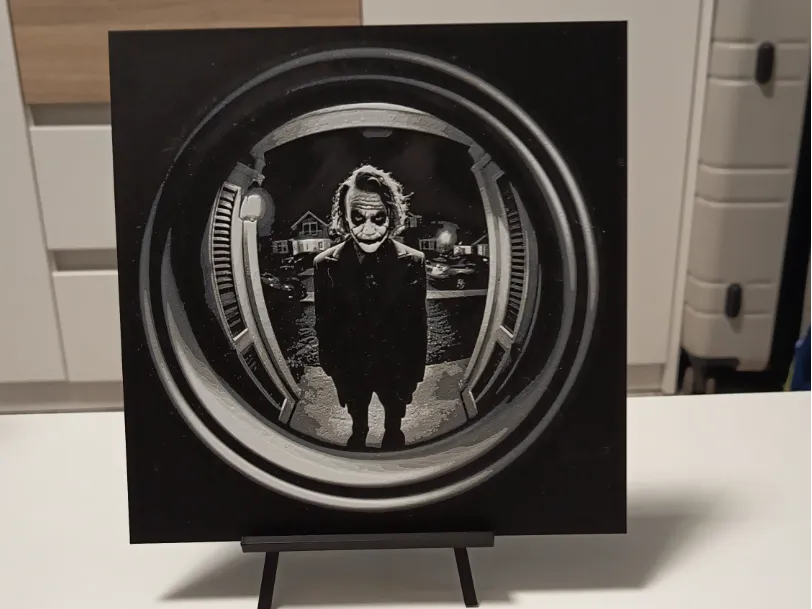 Joker Batman Hueforge by 3DNesy HueForge model: Joker Batman Hueforge by 3DNesy