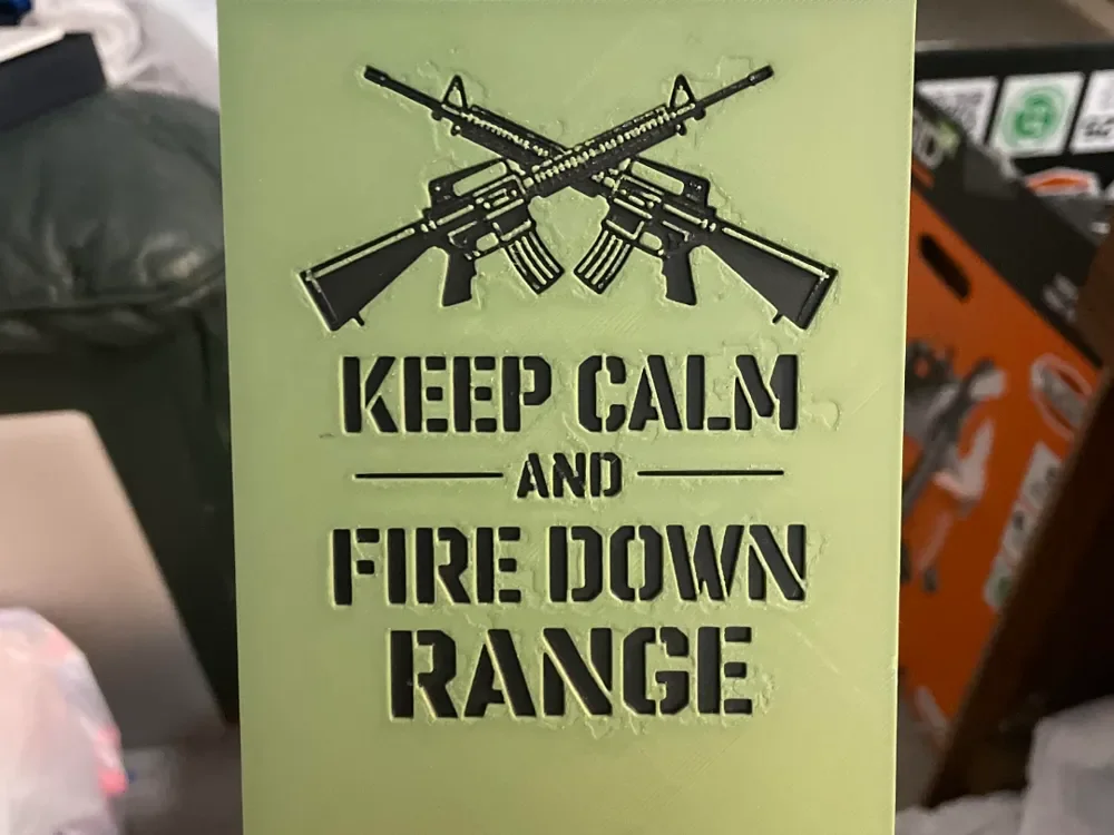 Keep Calm by Advancedtechworldwide HueForge model: Keep Calm by Advancedtechworldwide