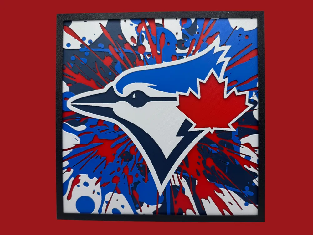 Toronto Blue Jays - MLB Series 2 by Canadian Gamer HueForge model: Toronto Blue Jays - MLB Series 2 by Canadian Gamer
