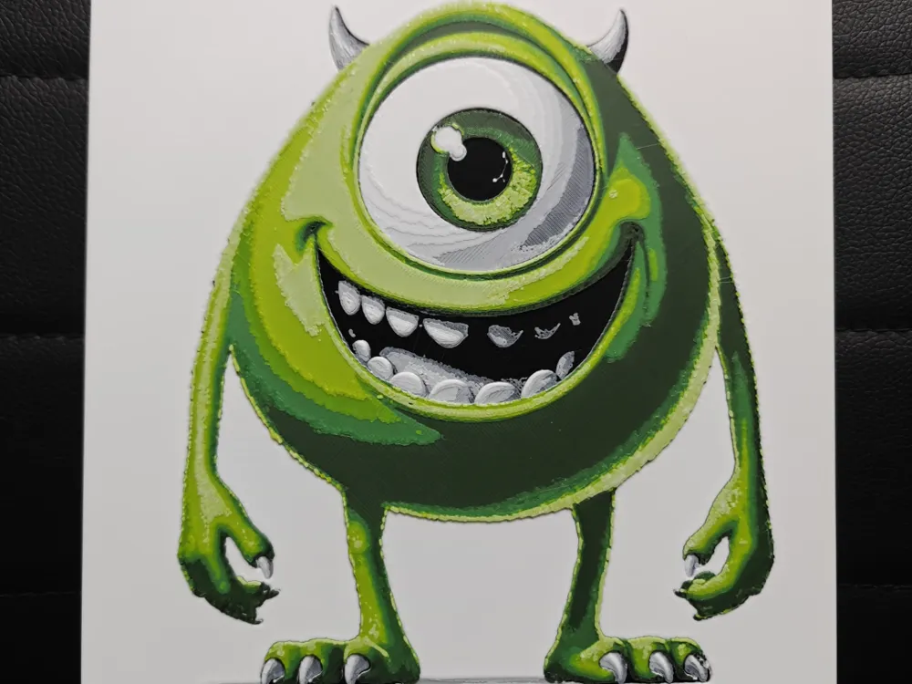 Mike Wazowski Monsters & Co by TheHueforgeLady HueForge model: Mike Wazowski Monsters & Co by TheHueforgeLady