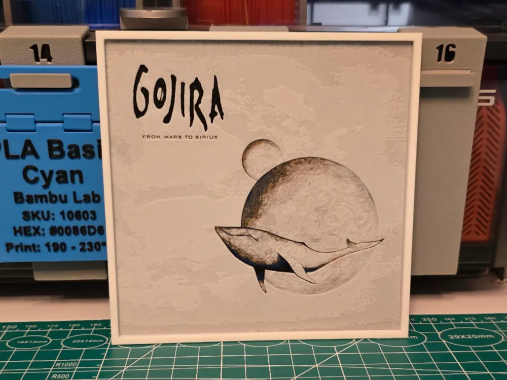 Gojira "From Mars to Sirius" Album - Hueforge Art Gojira "From Mars to Sirius" Album - Hueforge Art