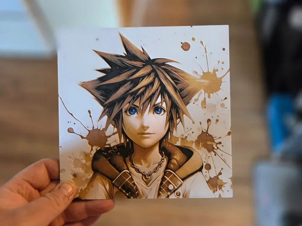 Graffiti Sora Hueforge by 3Ree Printing HueForge model: Graffiti Sora Hueforge by 3Ree Printing