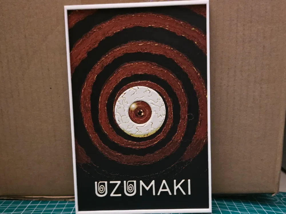 Uzumaki Anime Poster - Hueforge Art by Lumpy3D HueForge model: Uzumaki Anime Poster - Hueforge Art by Lumpy3D