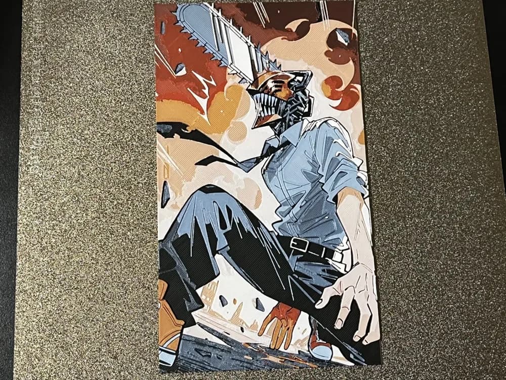 Denji Chainsaw Man Hueforge by FantasyZ HueForge model: Denji Chainsaw Man Hueforge by FantasyZ