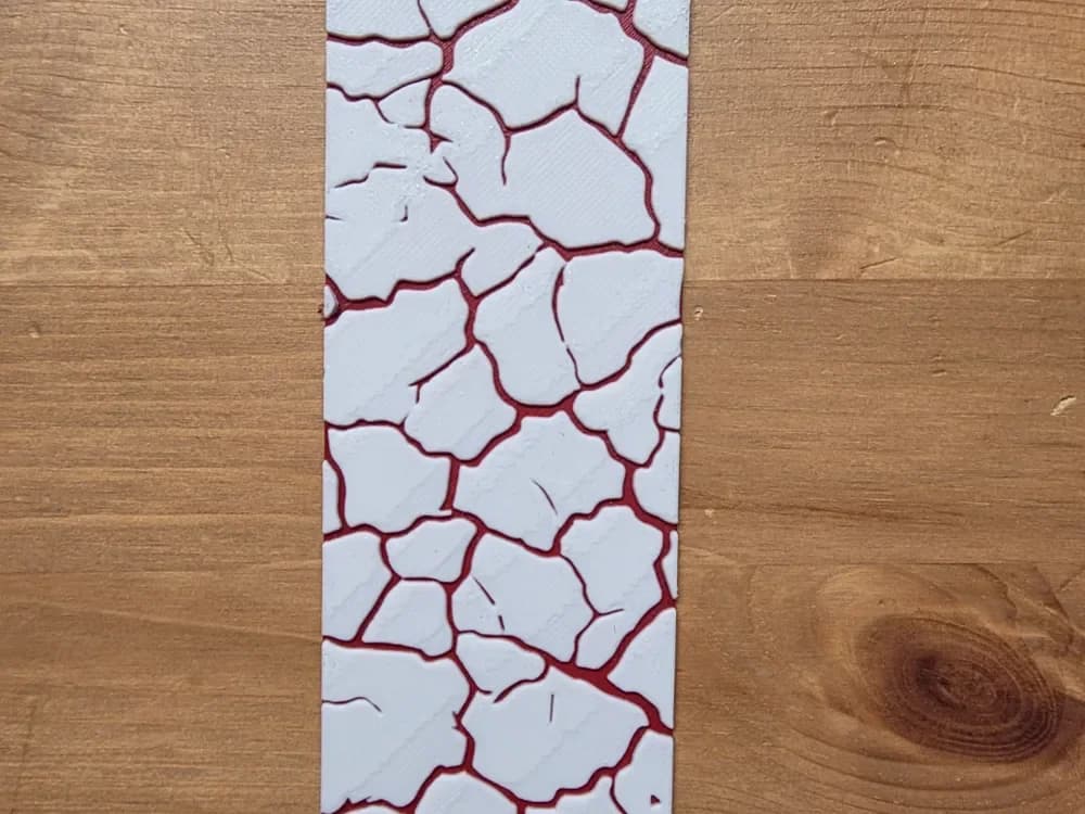 cracked Bookmark by Morganja HueForge model: cracked Bookmark by Morganja
