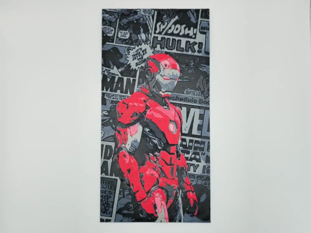 Iron Man by Kactus Fpv HueForge model: Iron Man by Kactus Fpv