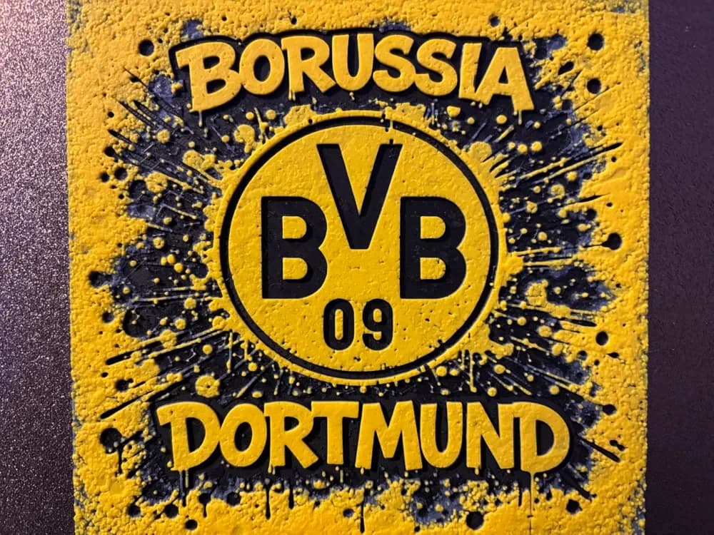 Borussia Dortmund - BVB 09 - Graffiti Hueforge Borussia Dortmund - BVB 09 - Graffiti Hueforge