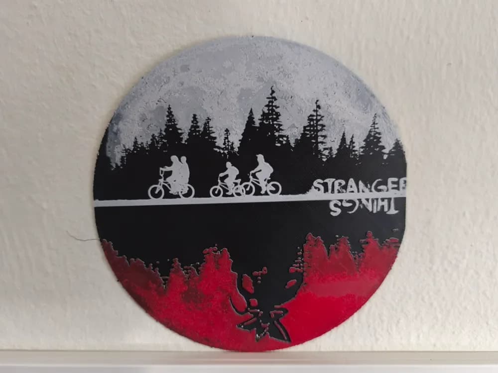 Hueforge Stranger Things by Litolunar HueForge model: Hueforge Stranger Things by Litolunar