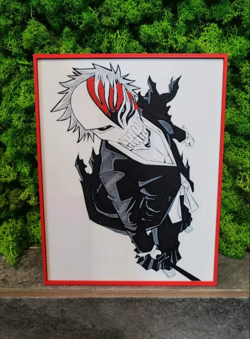 Ichigo Hollow by Garuda3D HueForge model: Ichigo Hollow by Garuda3D