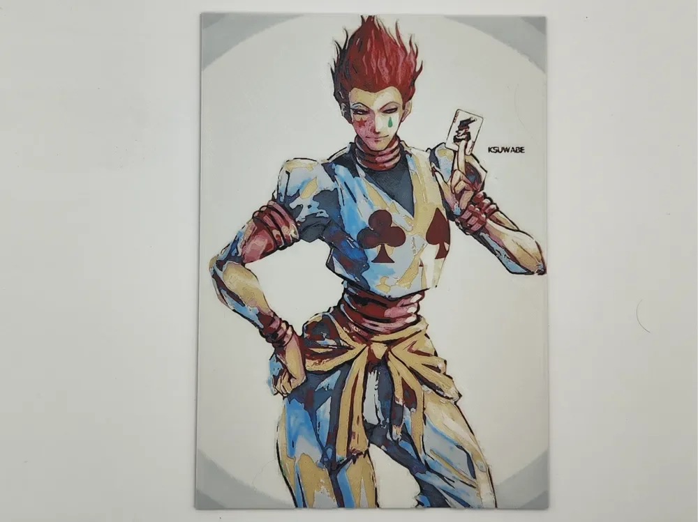 Hisoka from Hunter x Hunter - hueforge by Altf4-Formation HueForge model: Hisoka from Hunter x Hunter - hueforge by Altf4-Formation