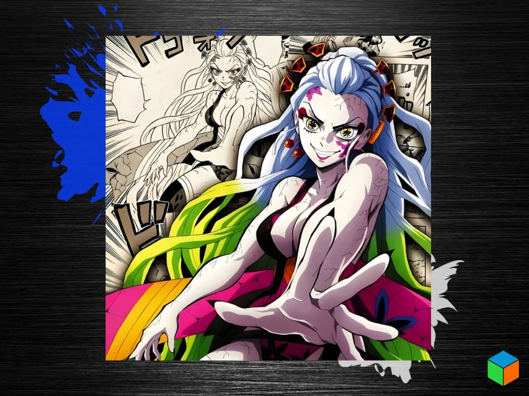 Upper Moon Six in 8 Filaments — Daki Bonus Poster by 3D Prints By Vic HueForge model: Upper Moon Six in 8 Filaments — Daki Bonus Poster by 3D Prints By Vic