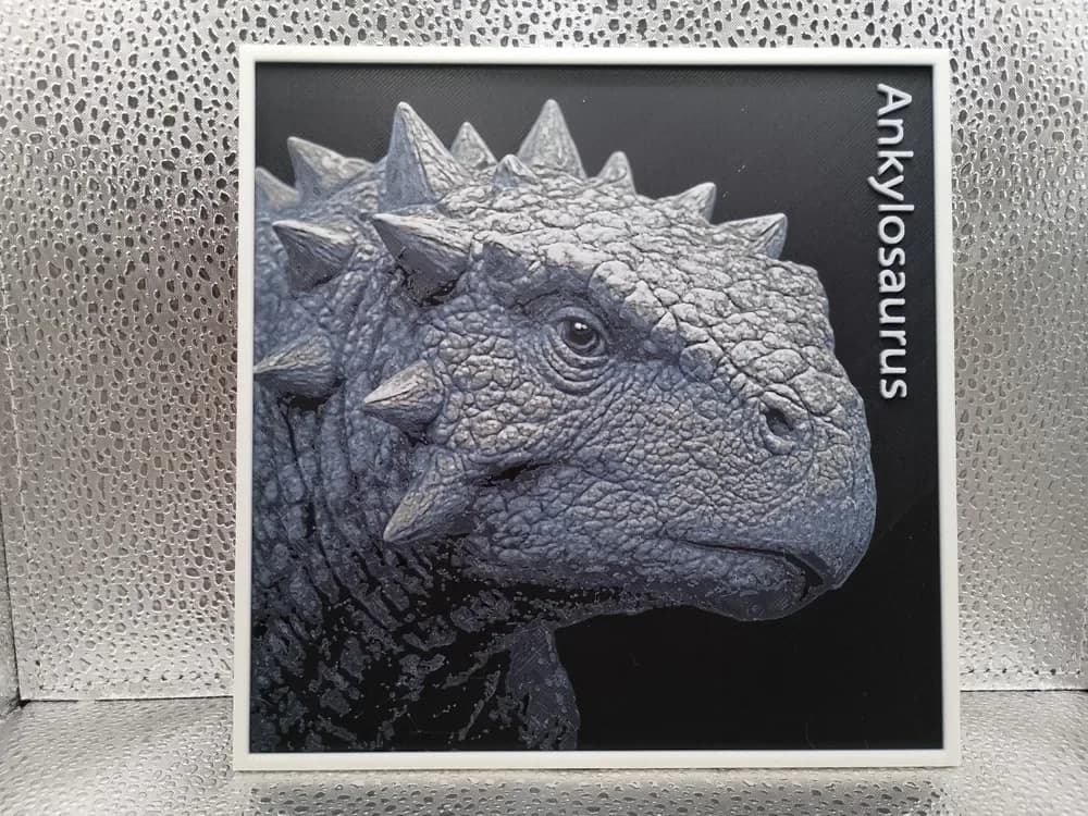 Ankylosaurus hueforge by Borishotch Industries HueForge model: Ankylosaurus hueforge by Borishotch Industries