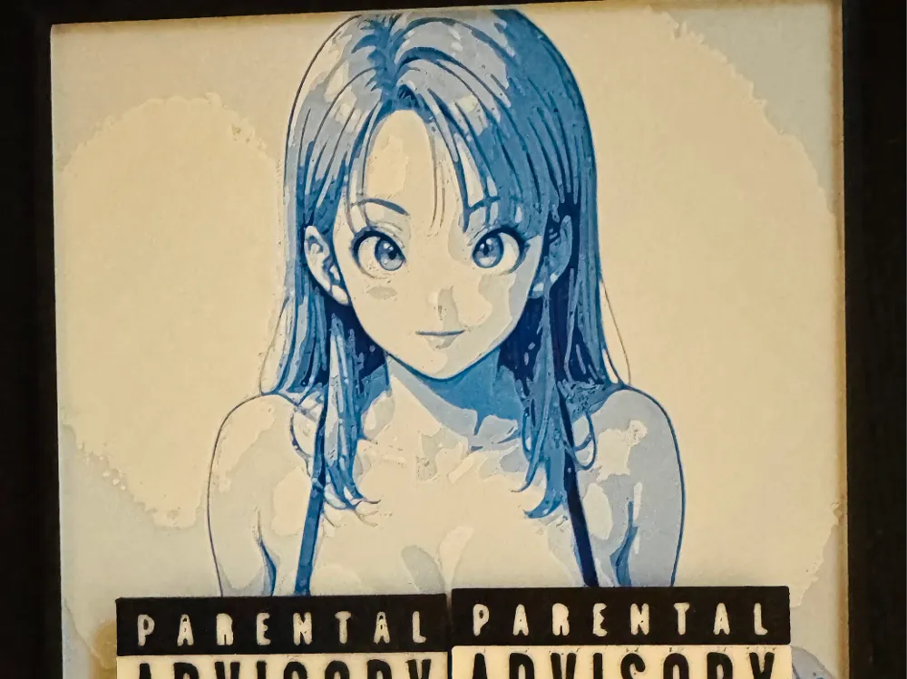 (NSFW) Bulma in my Room by World of Glt 3d HueForge model: (NSFW) Bulma in my Room by World of Glt 3d