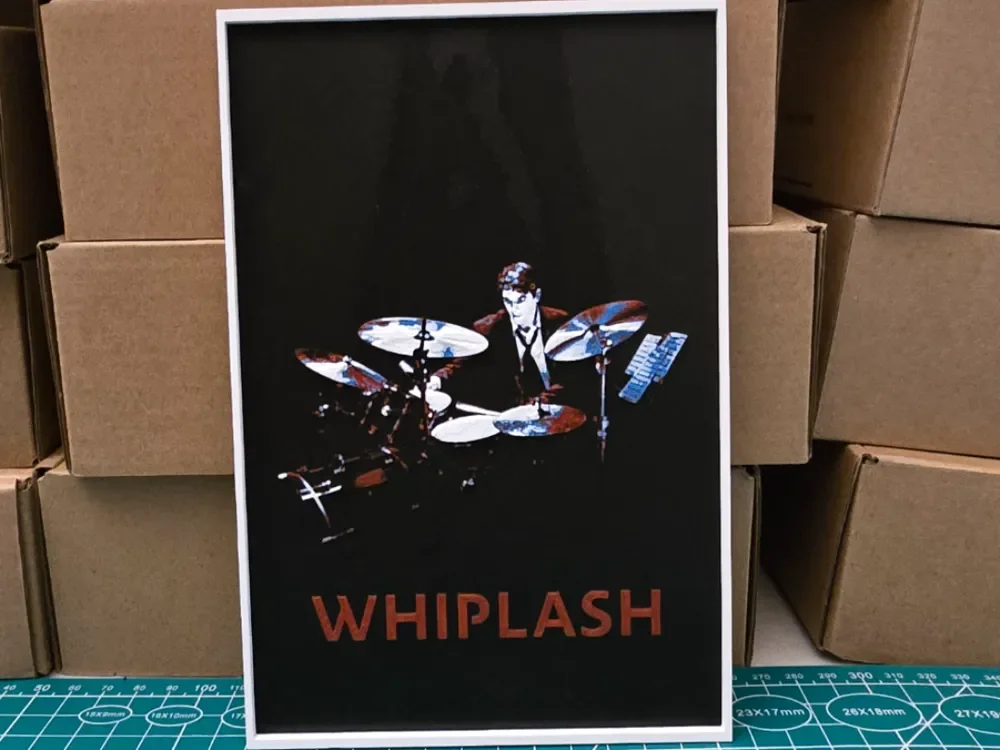 Whiplash Movie Poster - Hueforge Art by Lumpy3D HueForge model: Whiplash Movie Poster - Hueforge Art by Lumpy3D