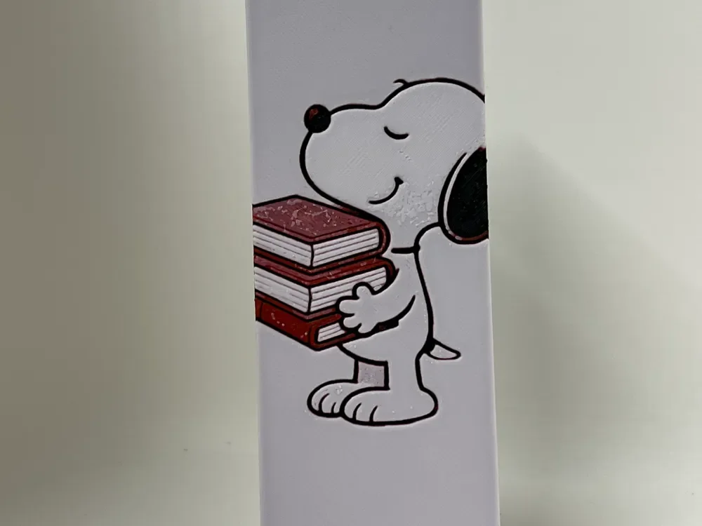 Snoopy bookmark by Morganja HueForge model: Snoopy bookmark by Morganja
