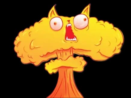 Exploding kittens Bookmark by S1M0N389 HueForge model: Exploding kittens Bookmark by S1M0N389