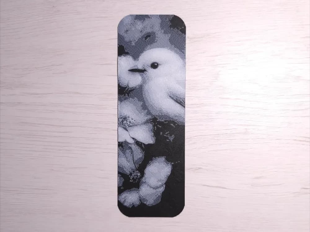 Bird Bookmark by Atrus Design HueForge model: Bird Bookmark by Atrus Design