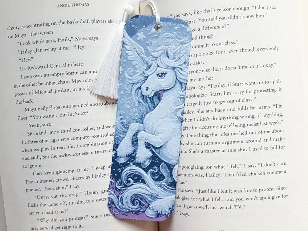Unicorn Bookmark by Dame Jo HueForge model: Unicorn Bookmark by Dame Jo