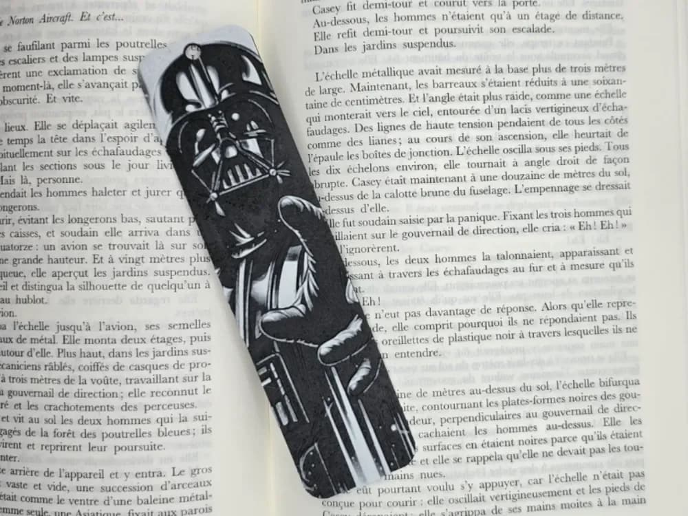 Bookmark Dark Vador Star Wars by Kactus Fpv HueForge model: Bookmark Dark Vador Star Wars by Kactus Fpv