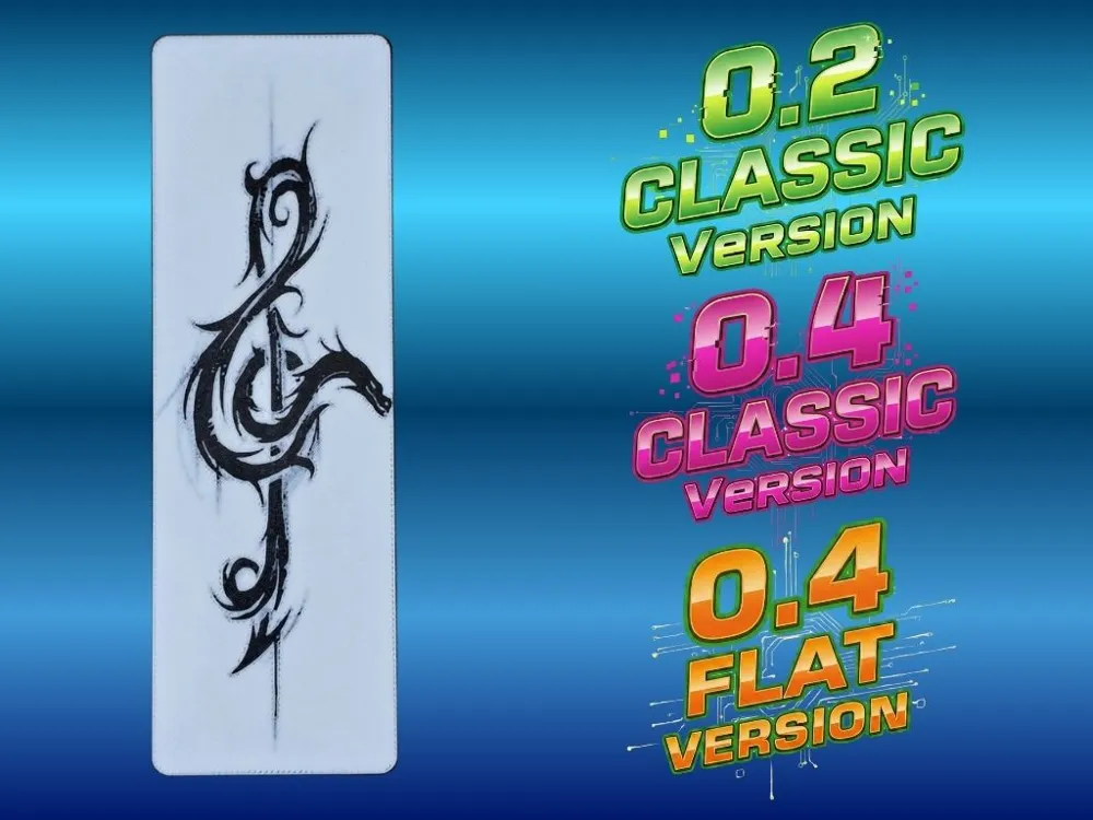 Dragon Music Note Bookmark by Atrus Design HueForge model: Dragon Music Note Bookmark by Atrus Design