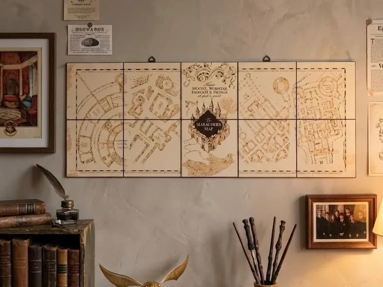 Marauder's Map XL - Harry Potter - HueForge by keko HueForge model: Marauder's Map XL - Harry Potter - HueForge by keko