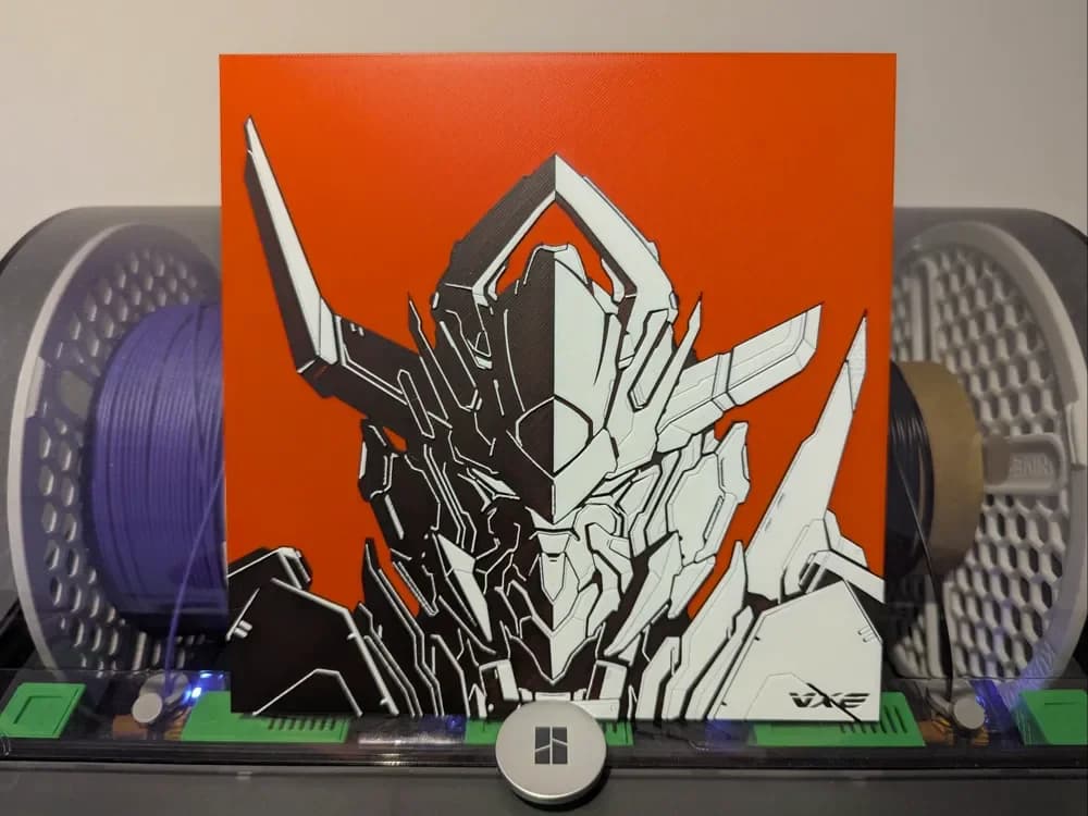 Gundam Barbatos Adapt - Gundam IBO by Razel HueForge model: Gundam Barbatos Adapt - Gundam IBO by Razel