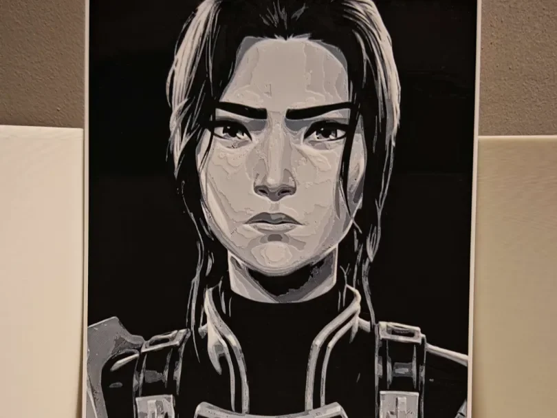 HueForge model: Caitlyn - Arcane by bzz999