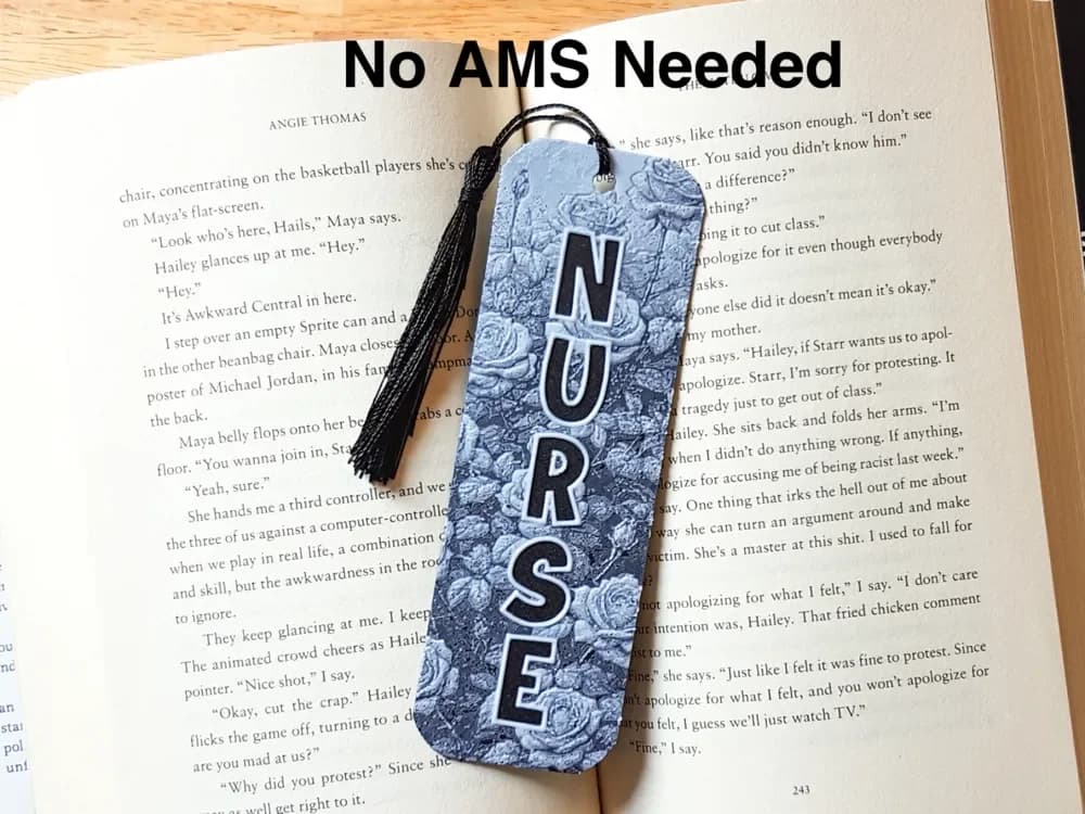 Nurse bookmark, Hueforge by Dame Jo HueForge model: Nurse bookmark, Hueforge by Dame Jo