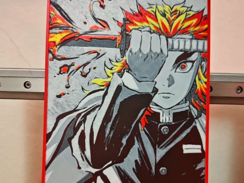 Demon Slayer - Rengoku hueforge