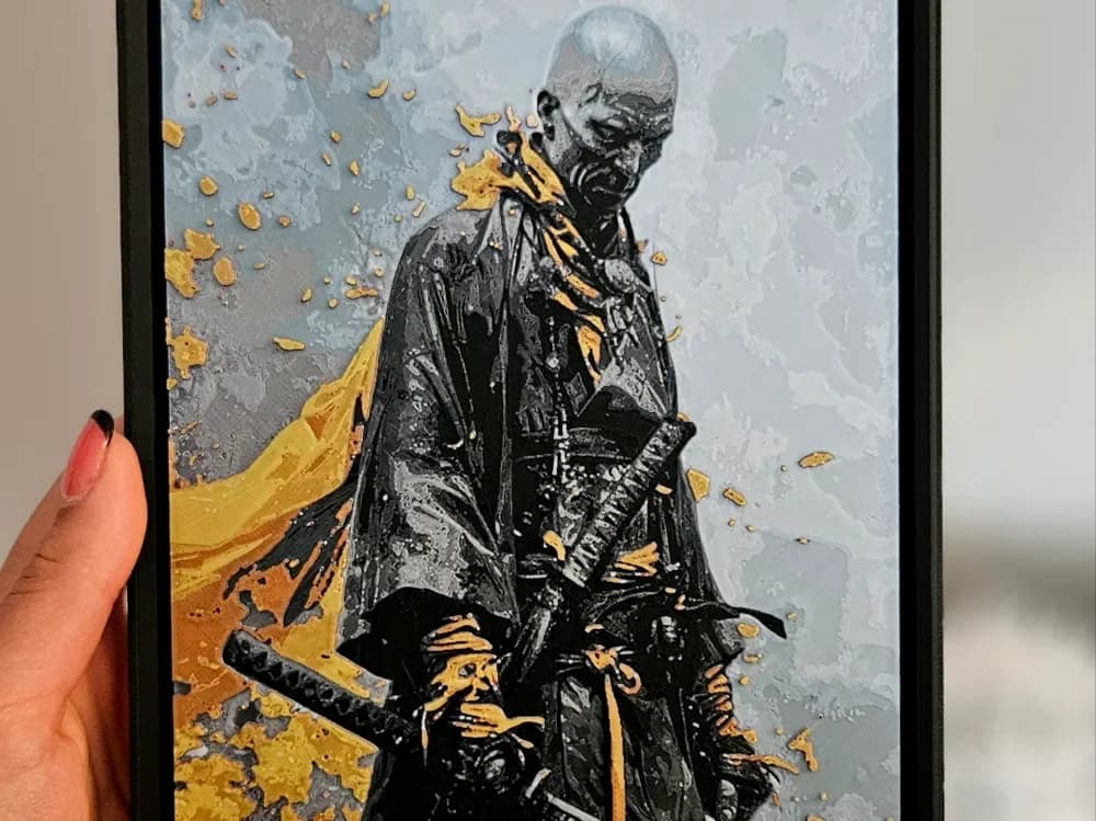 Wise Samurai - HueForge Wise Samurai - HueForge