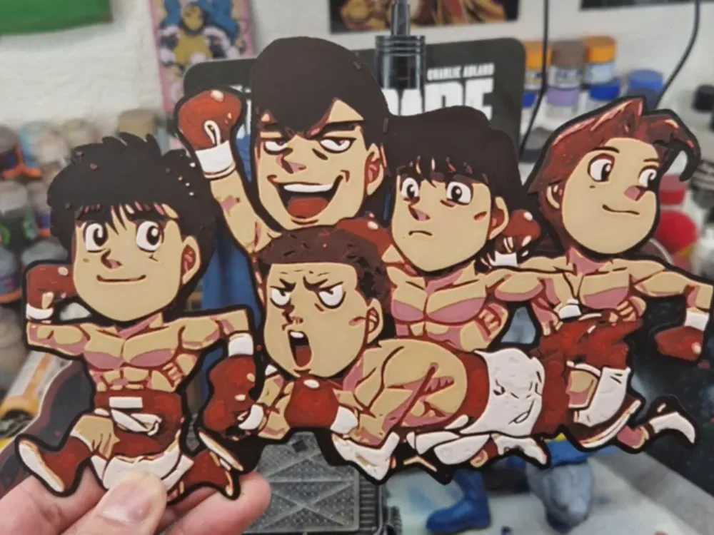 Hajime No Ippo Hueforge by Dakiren HueForge model: Hajime No Ippo Hueforge by Dakiren
