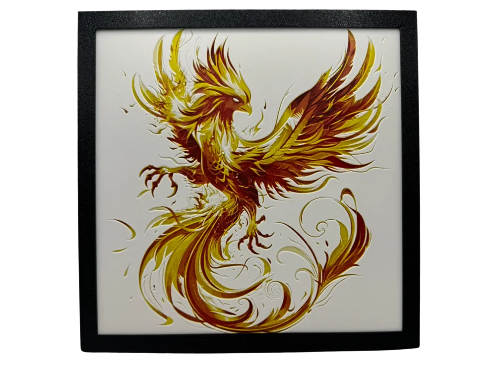 HueForge model: Phoenix #4 - Hueforge by Canadian Gamer