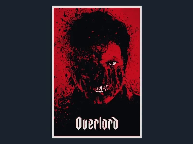 Overlord (Movie Poster - HueForge) by HugheCraft HueForge model: Overlord (Movie Poster - HueForge) by HugheCraft