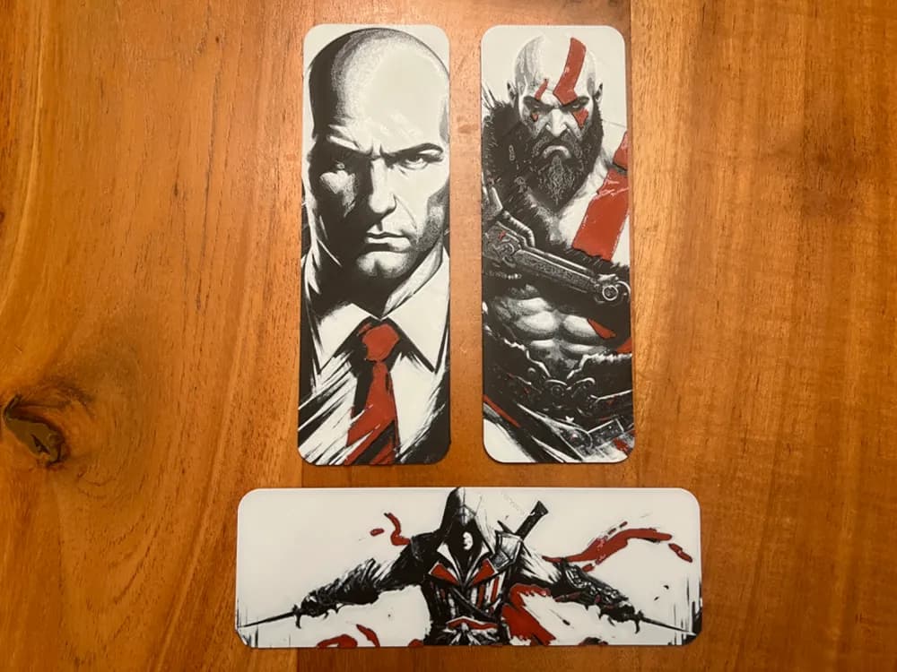 Video Game Bookmarks by JustBe 3D Printing HueForge model: Video Game Bookmarks by JustBe 3D Printing