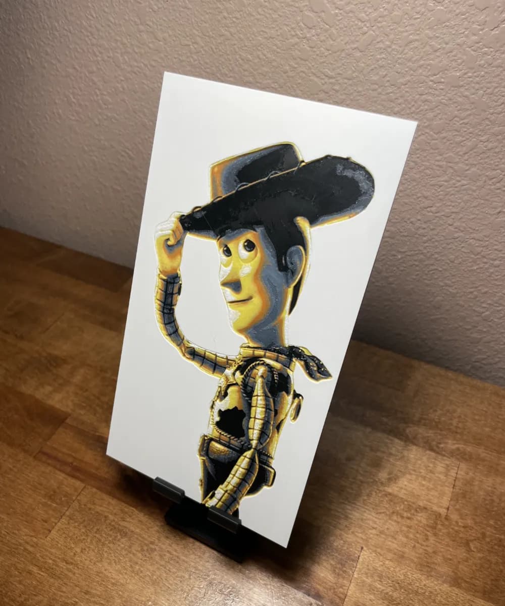 Hueforge - Toy Story - Woody by Cloudy Nostalgia HueForge model: Hueforge - Toy Story - Woody by Cloudy Nostalgia