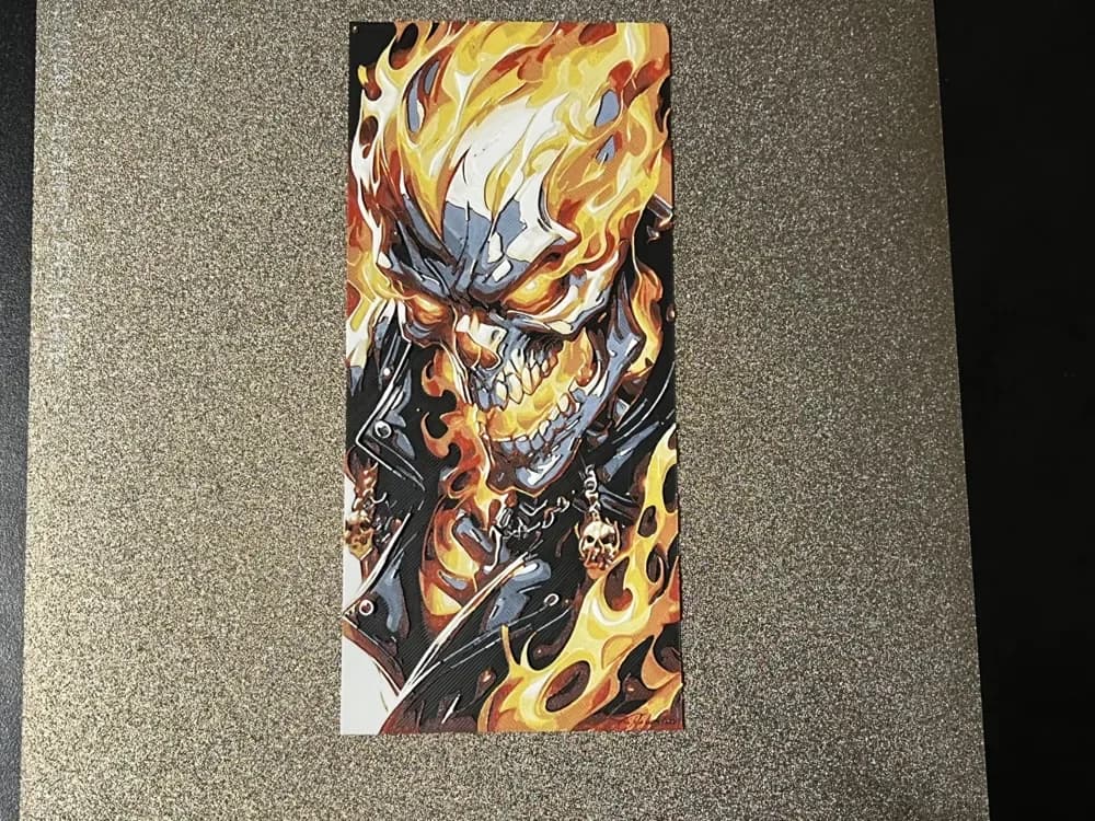 Marvel Ghost Rider Hueforge by FantasyZ HueForge model: Marvel Ghost Rider Hueforge by FantasyZ