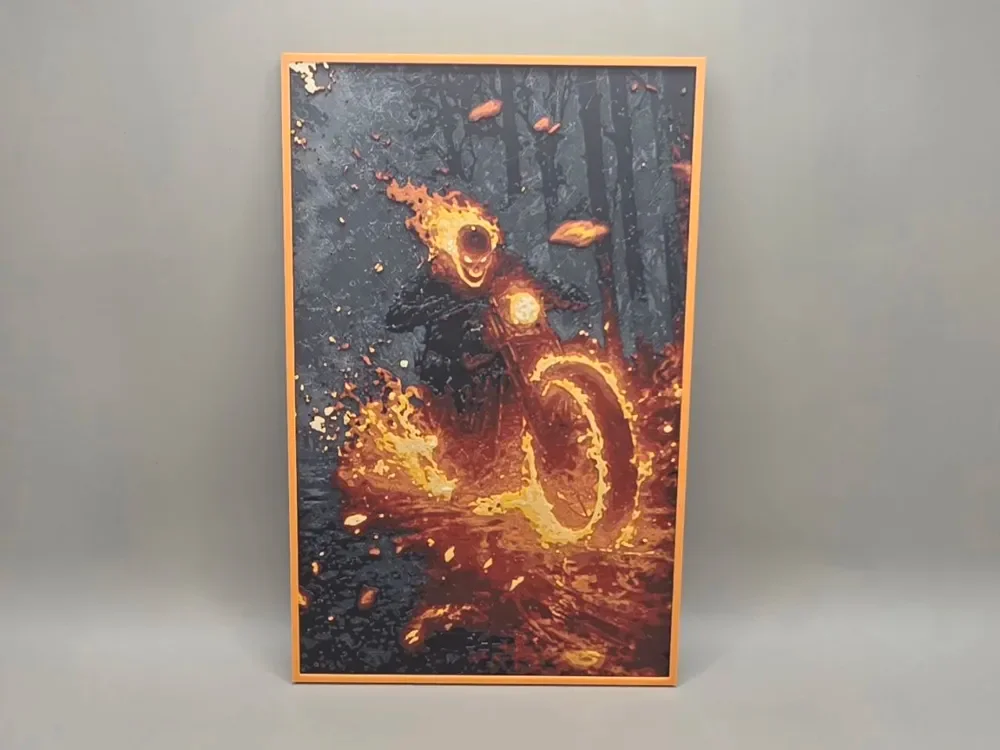 Ghost Rider - HueForge by keko HueForge model: Ghost Rider - HueForge by keko