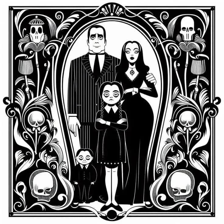 Adams Family Hueforge by leshowpatate HueForge model: Adams Family Hueforge by leshowpatate
