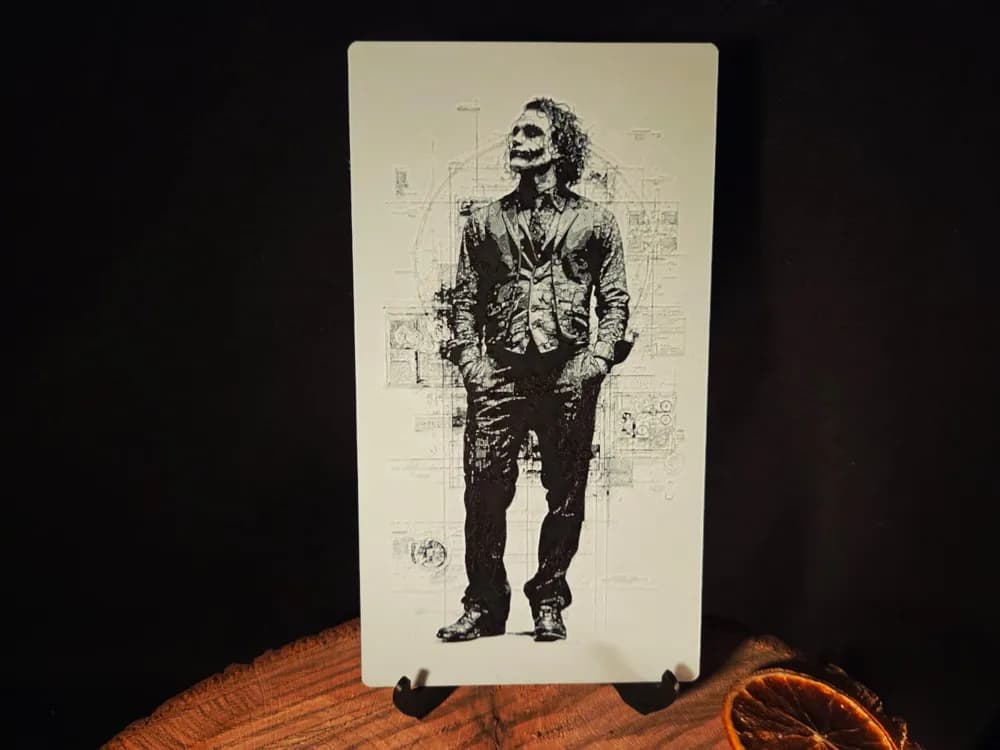 The Joker - hueforge 110x200mm The Joker - hueforge 110x200mm