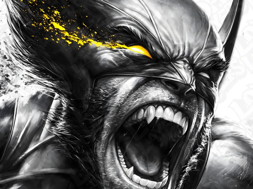 Wolverine Hueforge by LoFi Layers HueForge model: Wolverine Hueforge by LoFi Layers