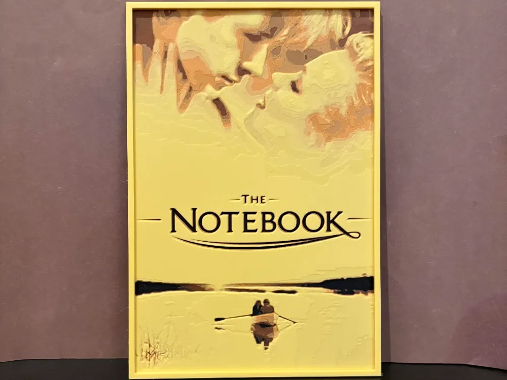 The Notebook Hueforge by Estiv HueForge model: The Notebook Hueforge by Estiv