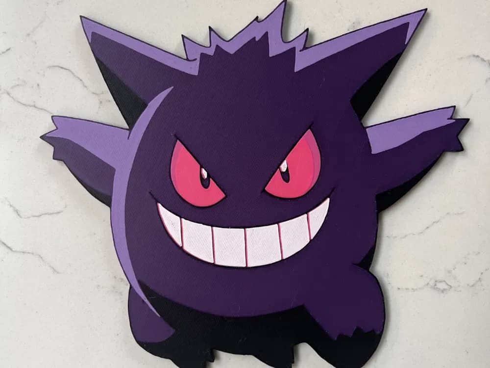 Gengar 3D Printed Pokemon Gengar 3D Printed Pokemon