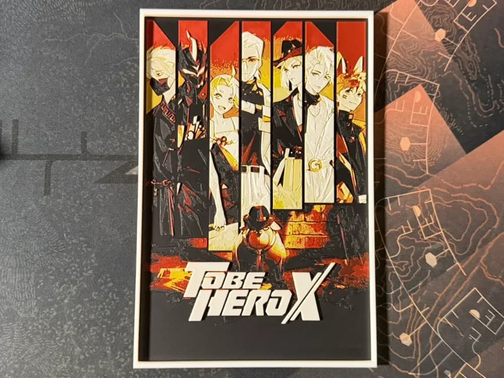 To Be Hero X - HueForge Anime by ZorPrime7 HueForge model: To Be Hero X - HueForge Anime by ZorPrime7