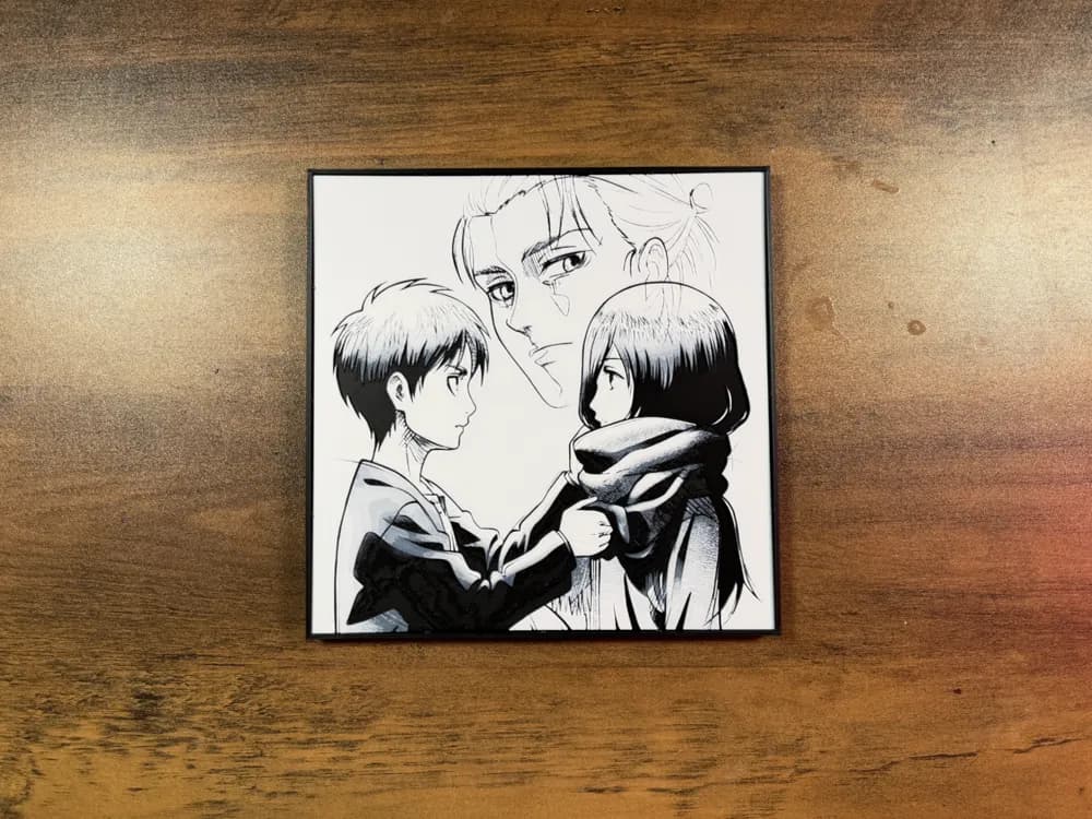 Attack on Titan | Minimalist Line-Art HueForge by 3D Prints By Vic HueForge model: Attack on Titan | Minimalist Line-Art HueForge by 3D Prints By Vic