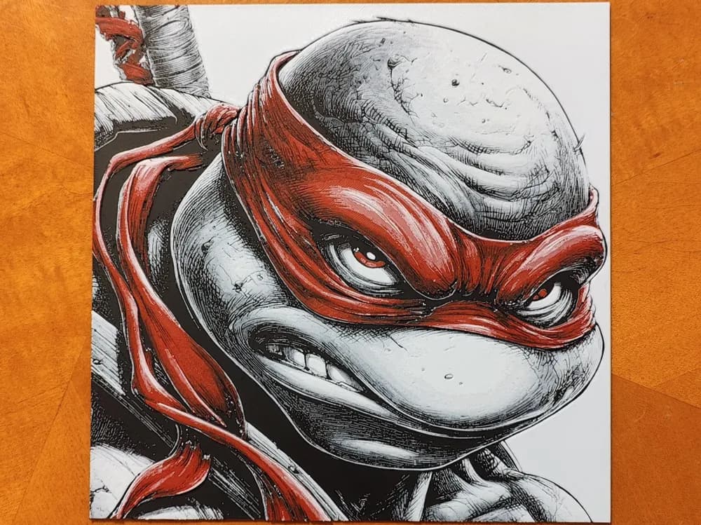 Raphael - TMNT - Hueforge by Sarge HueForge model: Raphael - TMNT - Hueforge by Sarge