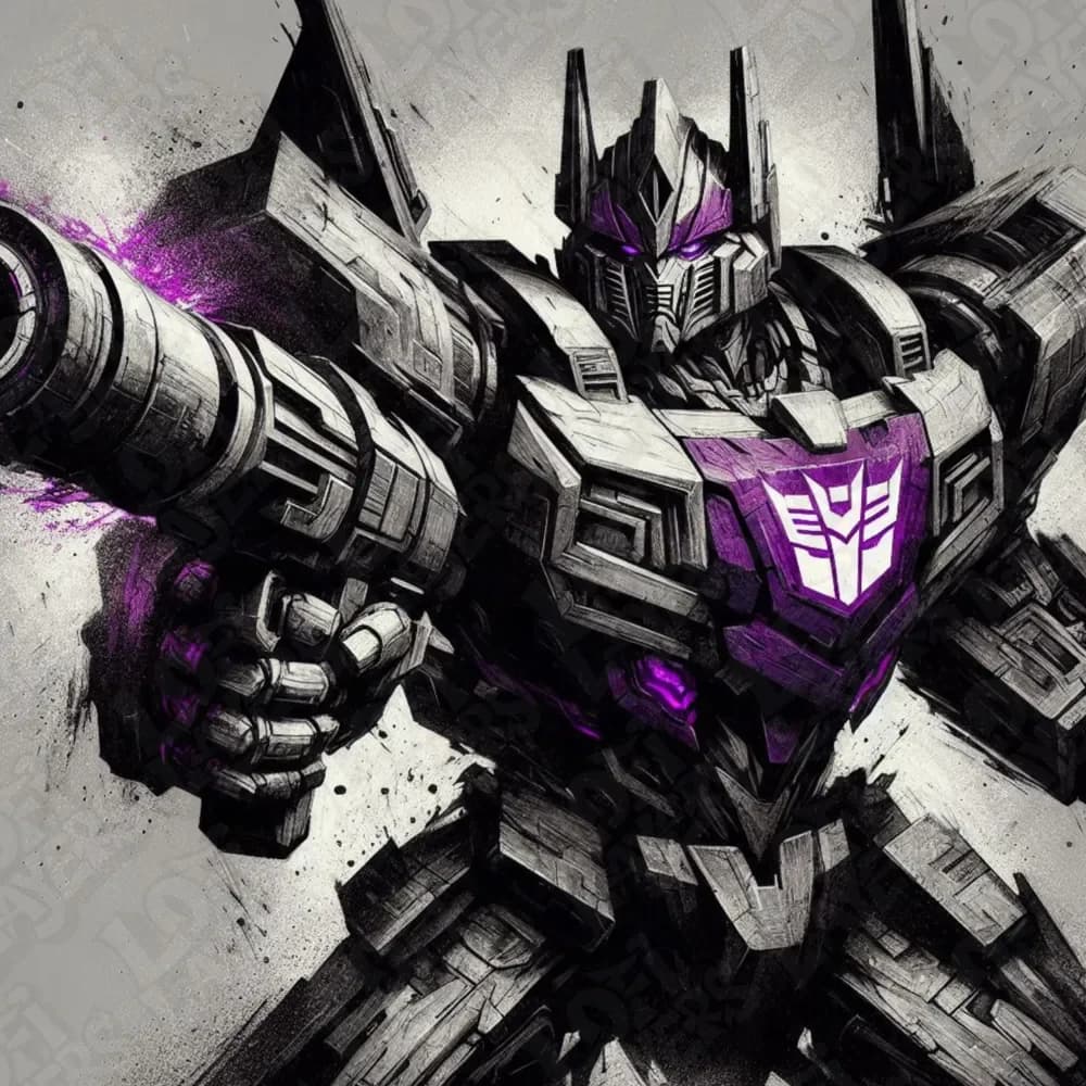 Megatron Hueforge by LoFi Layers HueForge model: Megatron Hueforge by LoFi Layers