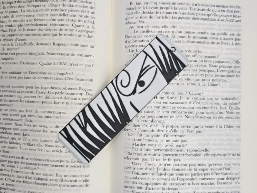 Bookmark Sanji One piece by Kactus Fpv HueForge model: Bookmark Sanji One piece by Kactus Fpv